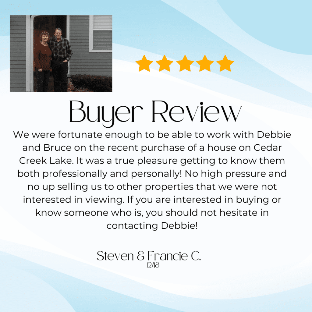 property buyers Steven and Francie review